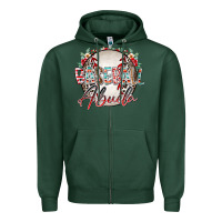 Sports Green baseball abuela Zipper Hoodie - RacoonDesign
