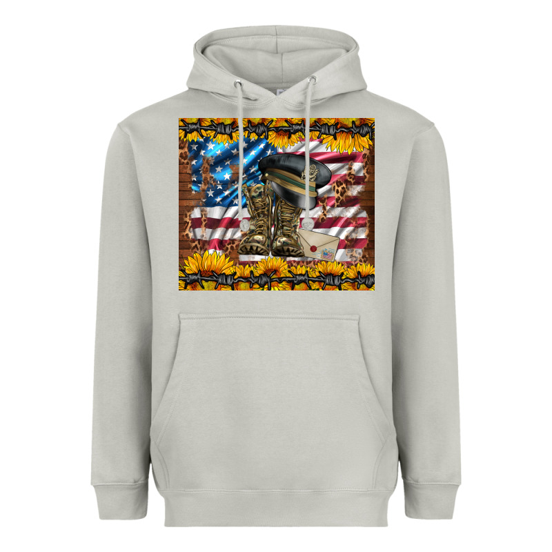 Westerm Usa Army Boots Heavyweight Hoodie by Artiststas | Teevron