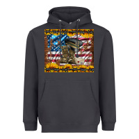 Smoke westerm usa army boots Heavyweight Hoodie - Artiststas