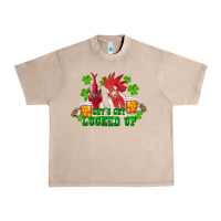 French Oak st. patrick's day roosters let's get lucked up Urban Heavy Tee - RanaPortraitStore