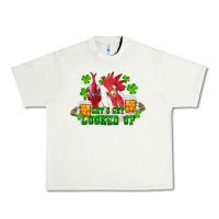 Pistachio st. patrick's day roosters let's get lucked up Urban Heavy Tee - RanaPortraitStore
