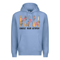 Colony Blue choose your weapon Premium Hoodie - MaliasSmallBusiness
