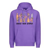 Purple choose your weapon Premium Hoodie - MaliasSmallBusiness