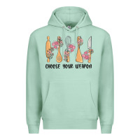 Seafoam choose your weapon Premium Hoodie - MaliasSmallBusiness