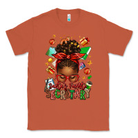 Copper santa's favorite secretary afro messy bun Classic Tee - texasbilliewilder
