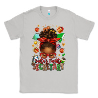Moon Dust santa's favorite secretary afro messy bun Classic Tee - texasbilliewilder