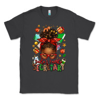 Smoke santa's favorite secretary afro messy bun Classic Tee - texasbilliewilder