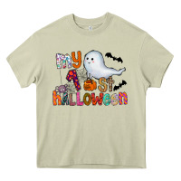 Mossy My 1st Halloween Heavy Core Tee - CowhideDigitalArt