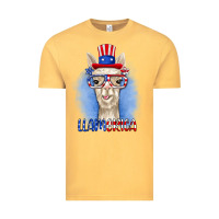 Vintage Mustard llamerica Vintage Tee - RanaPortraitStore