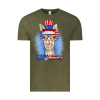 Vintage Olive llamerica Vintage Tee - RanaPortraitStore