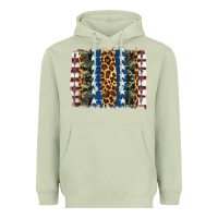 Matcha usa army pattern brushstroke Heavyweight Hoodie - Artiststas