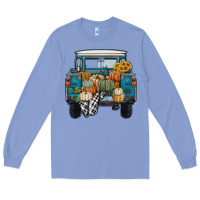 Colony Blue pumpkin truck Long Sleeve Tee - RanaPortraitStore