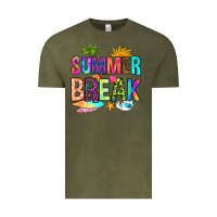 Vintage Olive summer break Vintage Tee - RanaPortraitStore