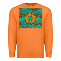 Carrot Sunflower Gemstone Leopard Premium Sweatshirt - Artiststas