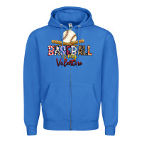 True Royal baseball is my valentine Zipper Hoodie - RacoonDesign