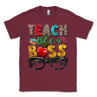 Burgundy teach like a boss Classic Tee - Zillion Design Studio