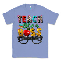 Colony Blue teach like a boss Classic Tee - Zillion Design Studio