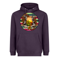 Plum horseshoe circle Heavyweight Hoodie - JahusDesignShop