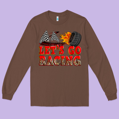 Let's Go Racing Long Sleeve Tee Designed By Zillion Design Studio