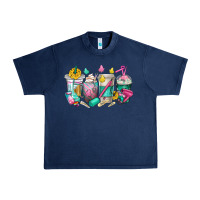 Navy hairstylist coffee cups Urban Heavy Tee - texasbilliewilder
