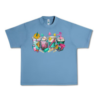Pebble Blue hairstylist coffee cups Urban Heavy Tee - texasbilliewilder