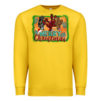 Lemon merry christmas cactus Premium Sweatshirt - AdoDesignShop