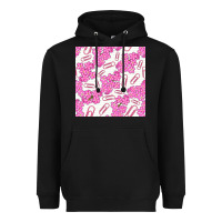Black floral school seamless pattern Heavyweight Hoodie - BundleAndBundleShop