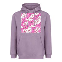 Lavender floral school seamless pattern Heavyweight Hoodie - BundleAndBundleShop