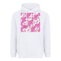 White floral school seamless pattern Heavyweight Hoodie - BundleAndBundleShop