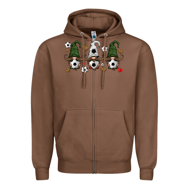 Soccer Gnome Zipper Hoodie by HRA Design Shop | Teevron