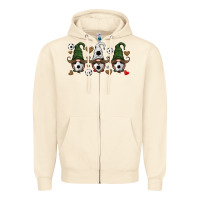 Sandshell soccer gnome Zipper Hoodie - HRA Design Shop