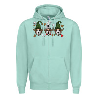 Seafoam soccer gnome Zipper Hoodie - HRA Design Shop
