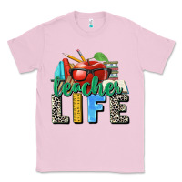 Bubblegum Pink teacher life Classic Tee - Zillion Design Studio
