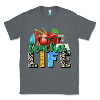 Charcoal Heather teacher life Classic Tee - Zillion Design Studio