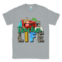 Heather Grey teacher life Classic Tee - Zillion Design Studio