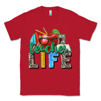 Red teacher life Classic Tee - Zillion Design Studio