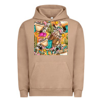 Pigment Burro western cowgirl coffee cup with cowhide seamless pattern bbs Urban Hoodie - BundleAndBundleShop