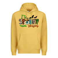 Antique Gold it's spooky season Premium Hoodie - NancyCooperArtShop