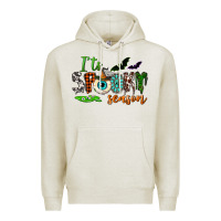 Oatmeal Heather it's spooky season Premium Hoodie - NancyCooperArtShop