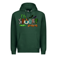 Sports Green it's spooky season Premium Hoodie - NancyCooperArtShop