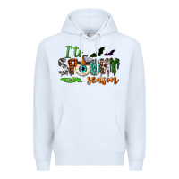 White it's spooky season Premium Hoodie - NancyCooperArtShop