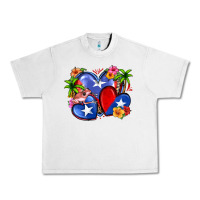 Lunar Rock puerto rico hearts Urban Heavy Tee - Zillion Design Studio