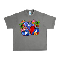 Tornado puerto rico hearts Urban Heavy Tee - Zillion Design Studio