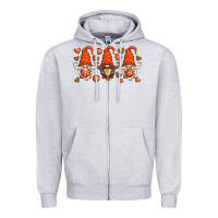 Heather Grey basketball gnome Zipper Hoodie - HRA Design Shop