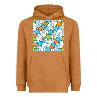 Meerkat stars school seamless pattern Heavyweight Hoodie - BundleAndBundleShop