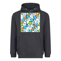 Smoke stars school seamless pattern Heavyweight Hoodie - BundleAndBundleShop