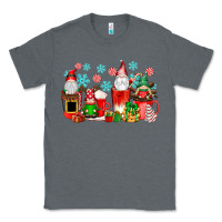 Charcoal Heather christmas gnomes coffee cups Classic Tee - texasbilliewilder