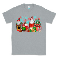 Heather Grey christmas gnomes coffee cups Classic Tee - texasbilliewilder