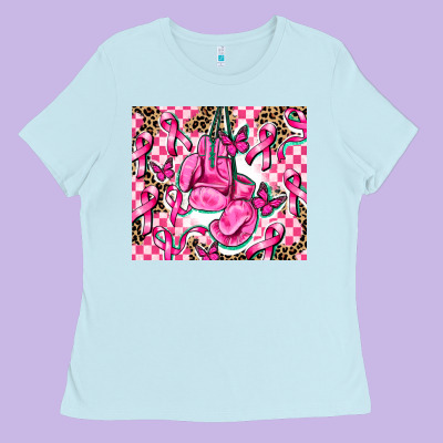 Nobody Fights Alone Ladies Tee Designed By Adodesignshop