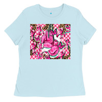 Baby Blue nobody fights alone Ladies Tee - AdoDesignShop